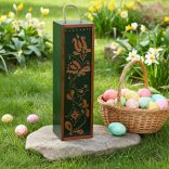 Smaragd Varázs – Bortartó zöld arany díszítéssel