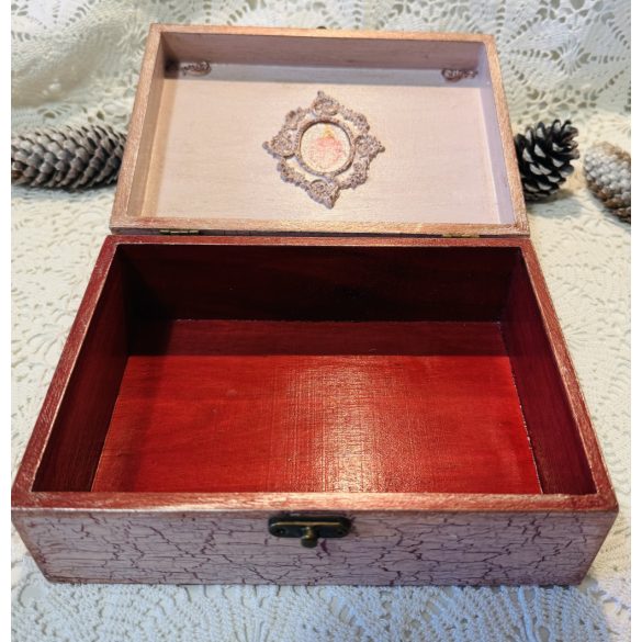 Ékszertartó magnólia mintával